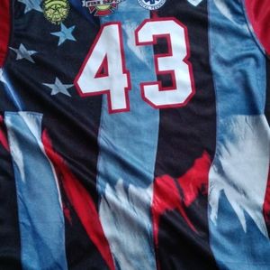 A jersey from my home team 52 red white and blue